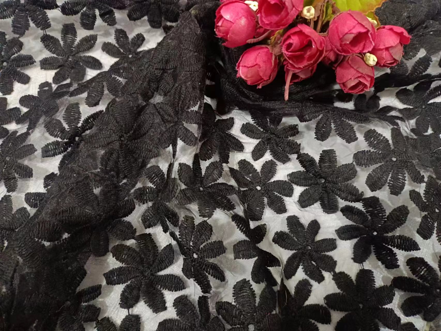 欧根纱6.5米沙发垫车垫窗帘床裙席子服装家纺娃衣装饰辅料