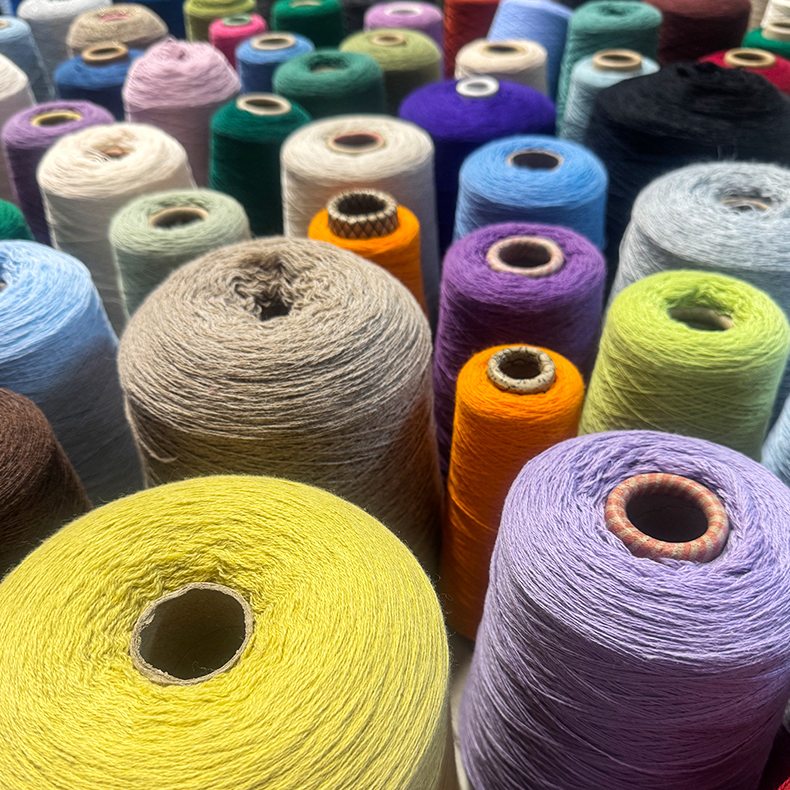 M-26支铂金羊绒柔软机织手编