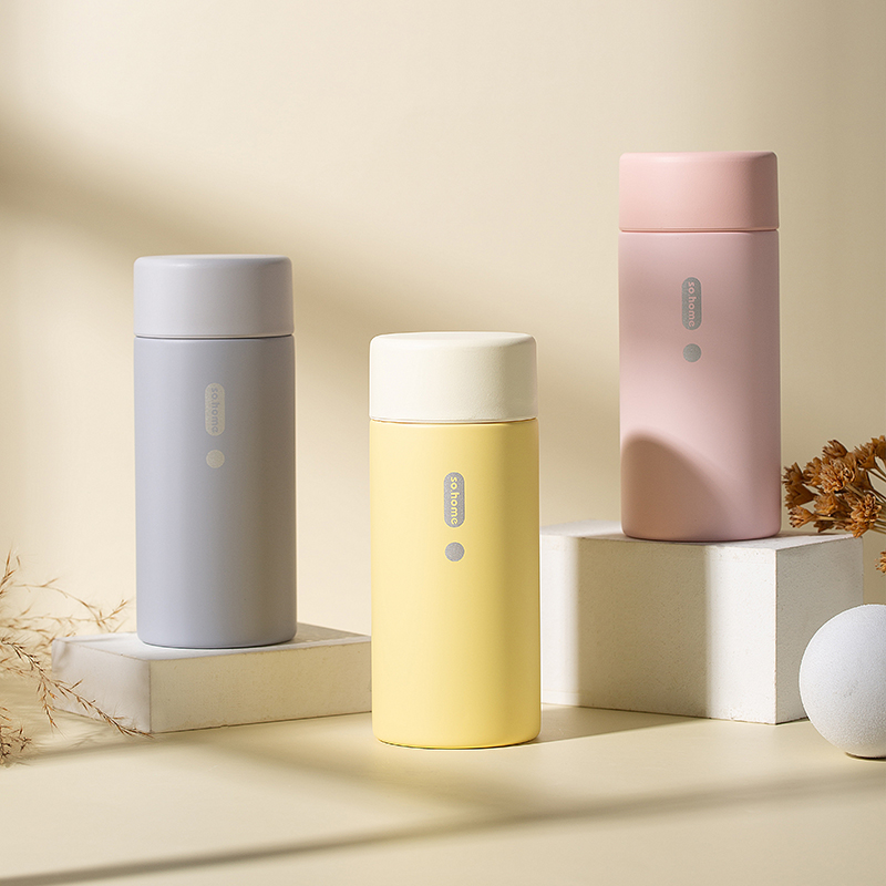 sohome珐琅口袋保温杯莫兰迪三色上新冬日保暖小巧迷你C528-20