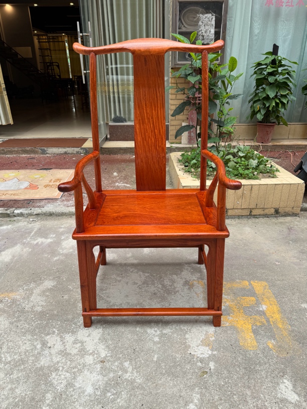 缅花 官帽主人椅 尺寸65×51×50