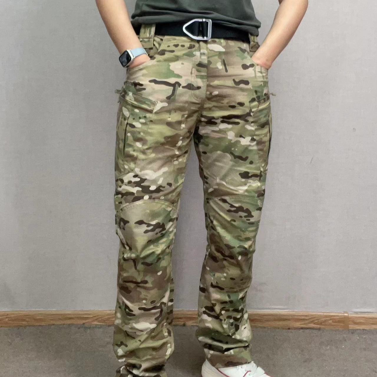 【逆鳞战术】升级版IX5战术裤户外工装男透气登山休闲多口袋迷彩裤