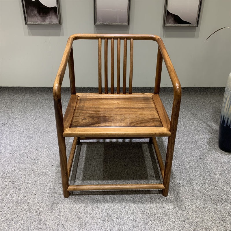 椅子摇椅茶椅茶几休闲椅围椅实木椅圈椅沙发简约禅意官帽椅