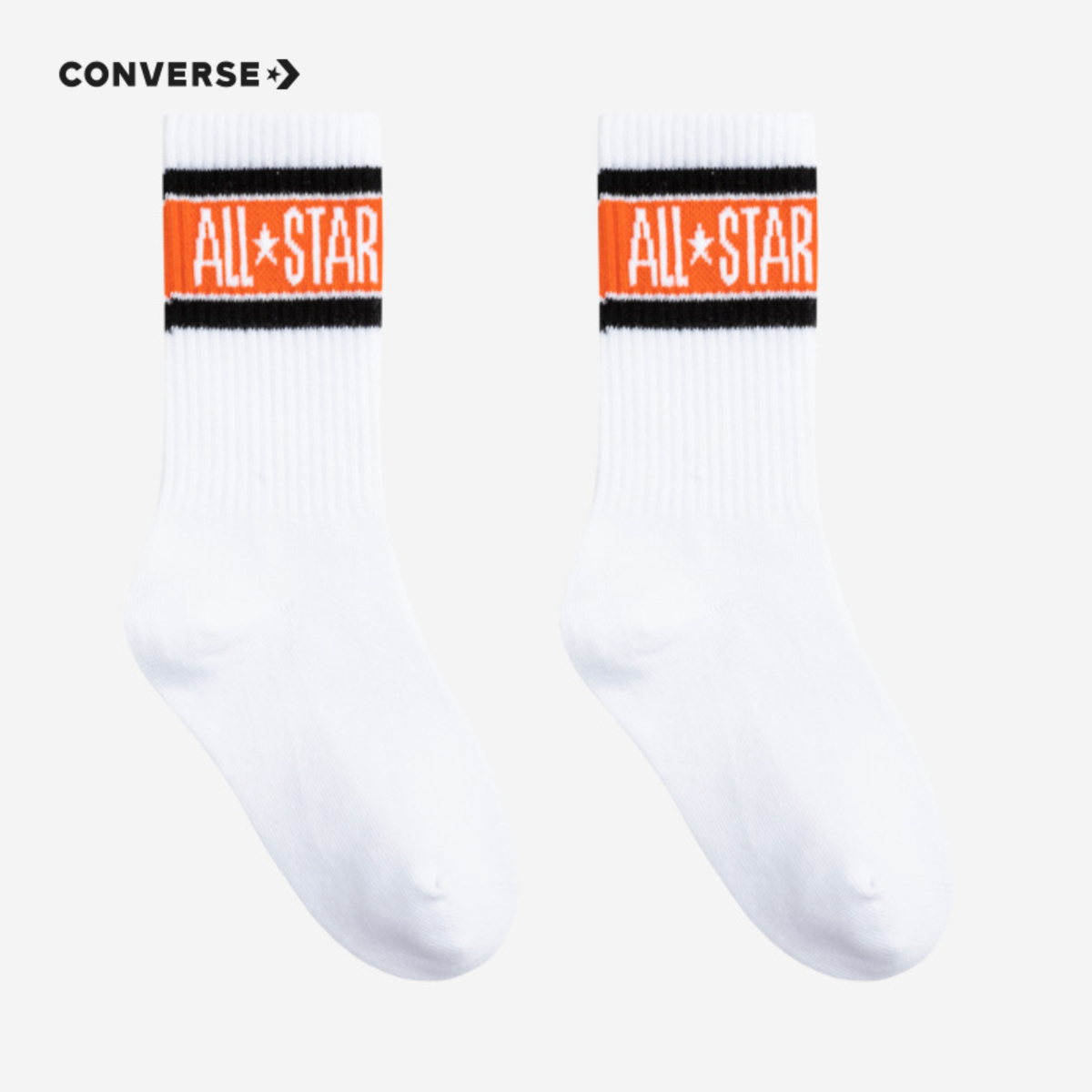 Converse匡威男女童舒适透气时尚中长袜1双装CHN-1R-0355