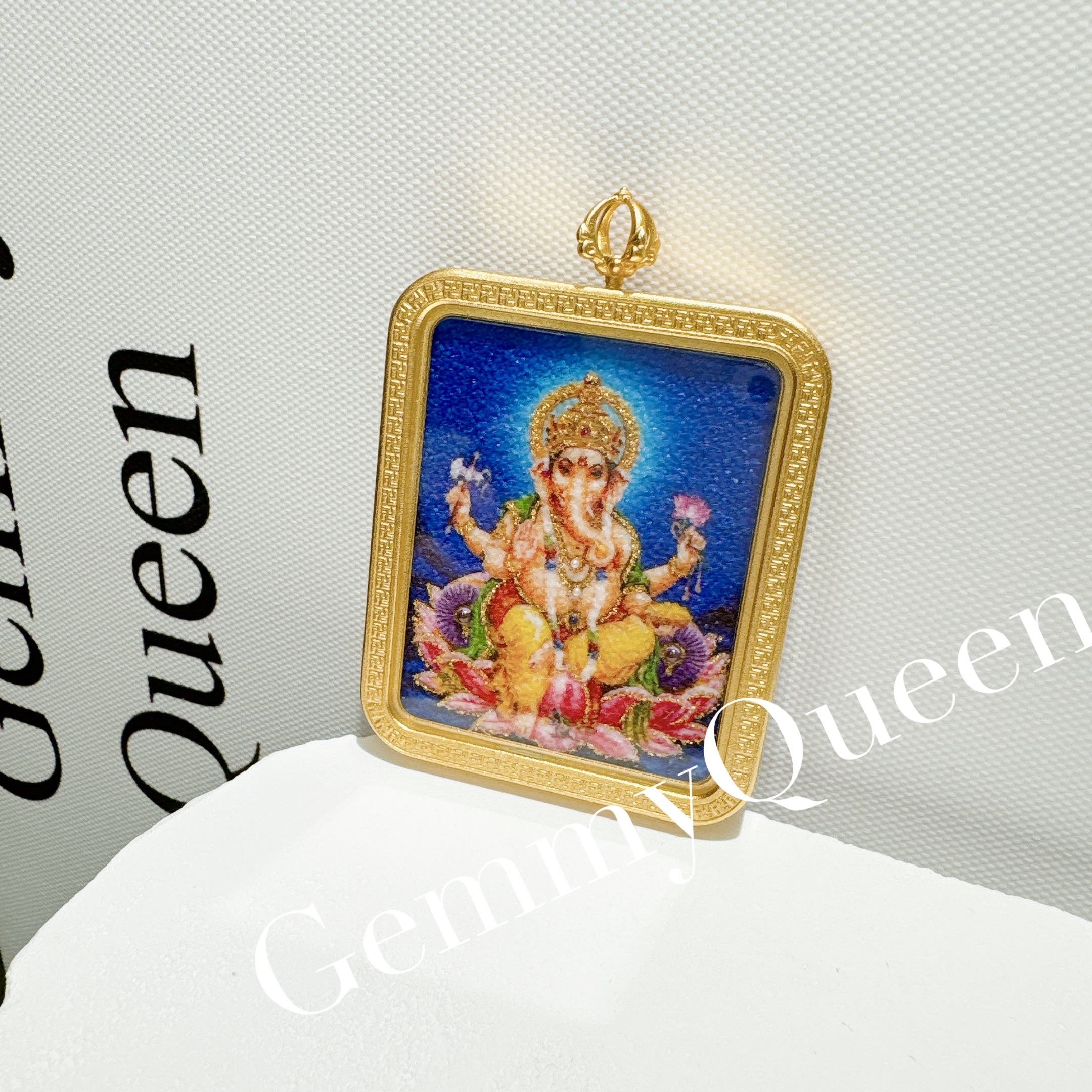 GemmyQueen原创设计高定象神唐卡GQ00447