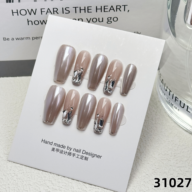 原创：中梯 23mm 编号 31027 纯手工穿戴甲