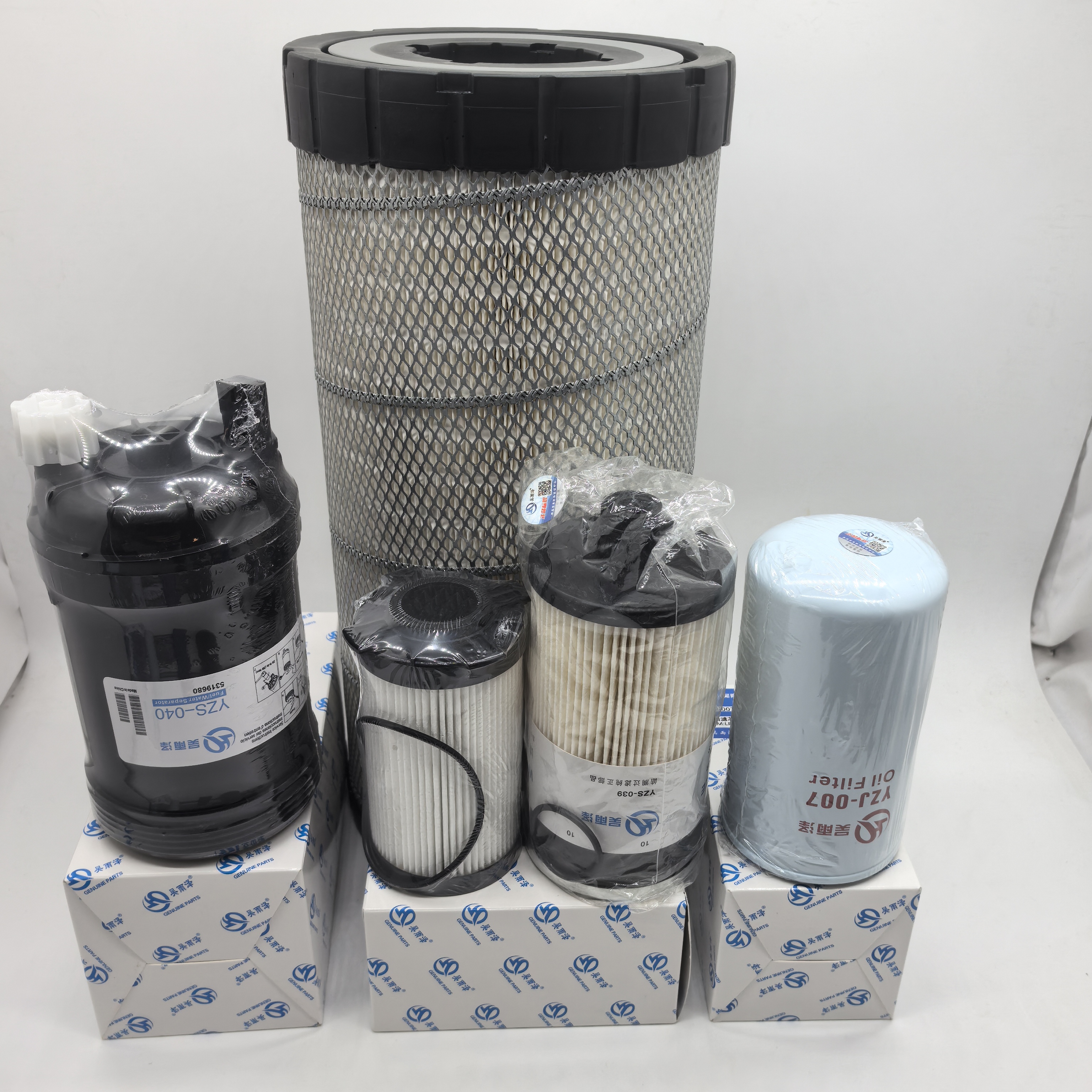 单个吴雨泽品牌适配力士德210-9机滤柴滤空滤回油进油先导滤芯