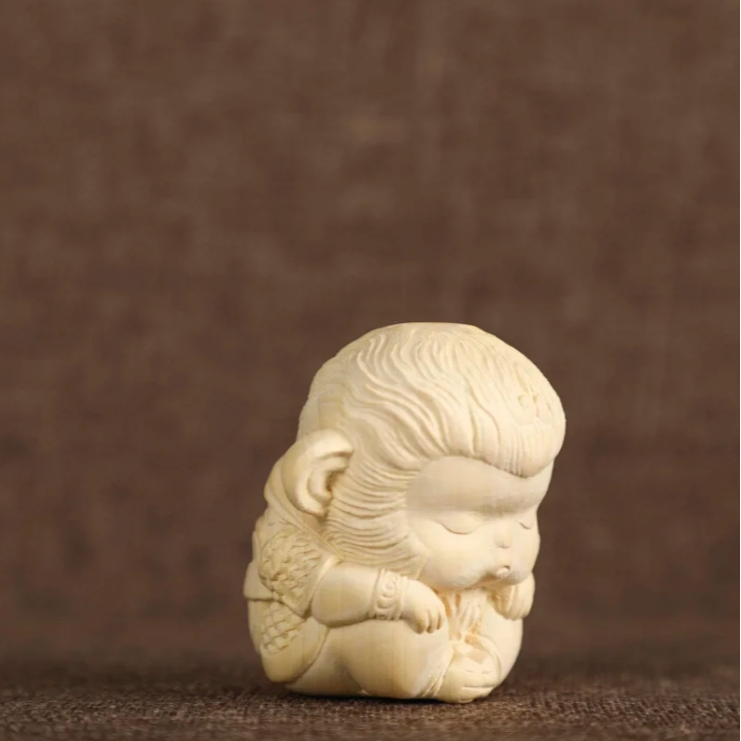 【红木甲】小悟空-黄杨-B00449