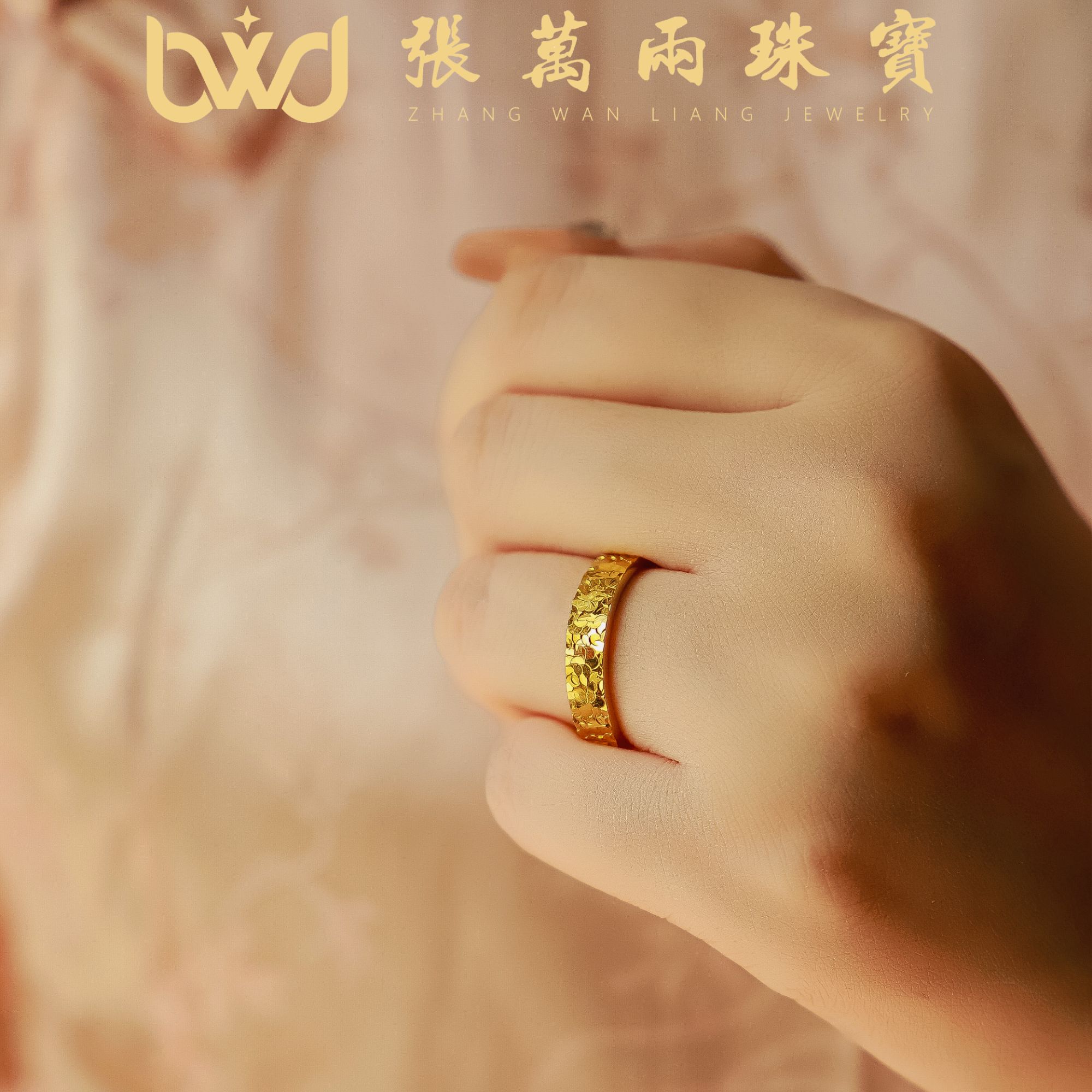 足银戒指 足银碎碎冰戒指女款时尚精美古法