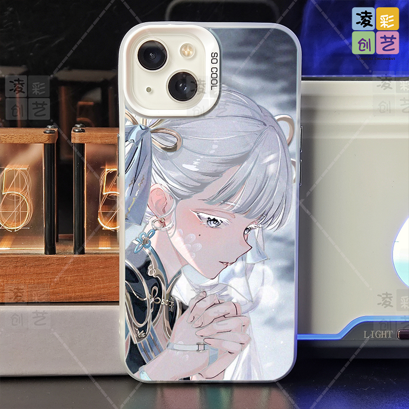 凌彩创艺适用苹果华为小米二次元游戏鸣潮周边今汐大孔IMD彩银壳