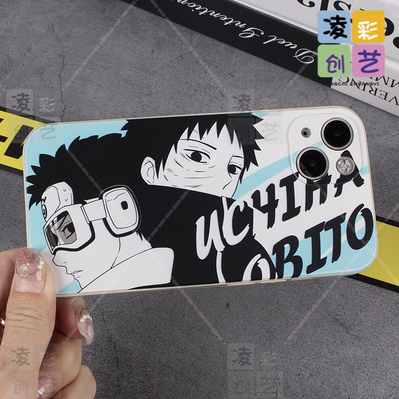 苹果15oppo vivo华为荣耀小米手机壳宇智波带土直边防摔软壳个性