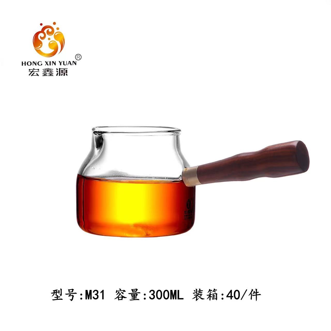 静觀  300ml公道杯分茶杯耐热加厚玻璃