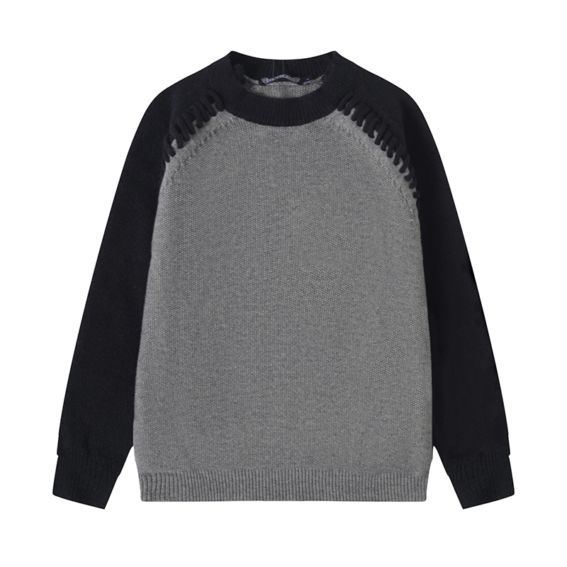 【高奢严选】（056克家毛衣）男士高奢休闲透气圆领秋冬百搭毛衣