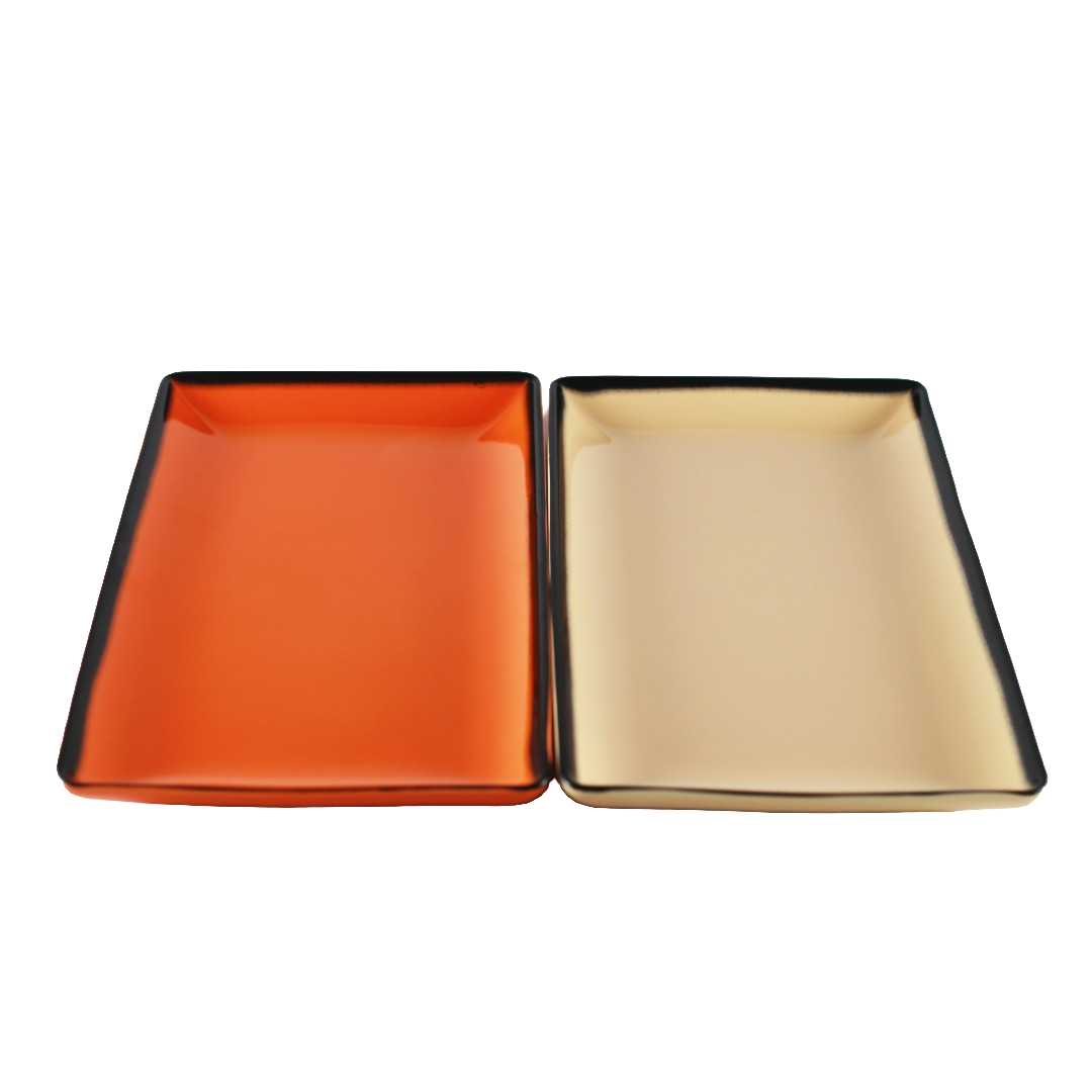 RAK RECTANGULAR SERVING PLATE北欧家用陶瓷餐具长方盘33.8cm