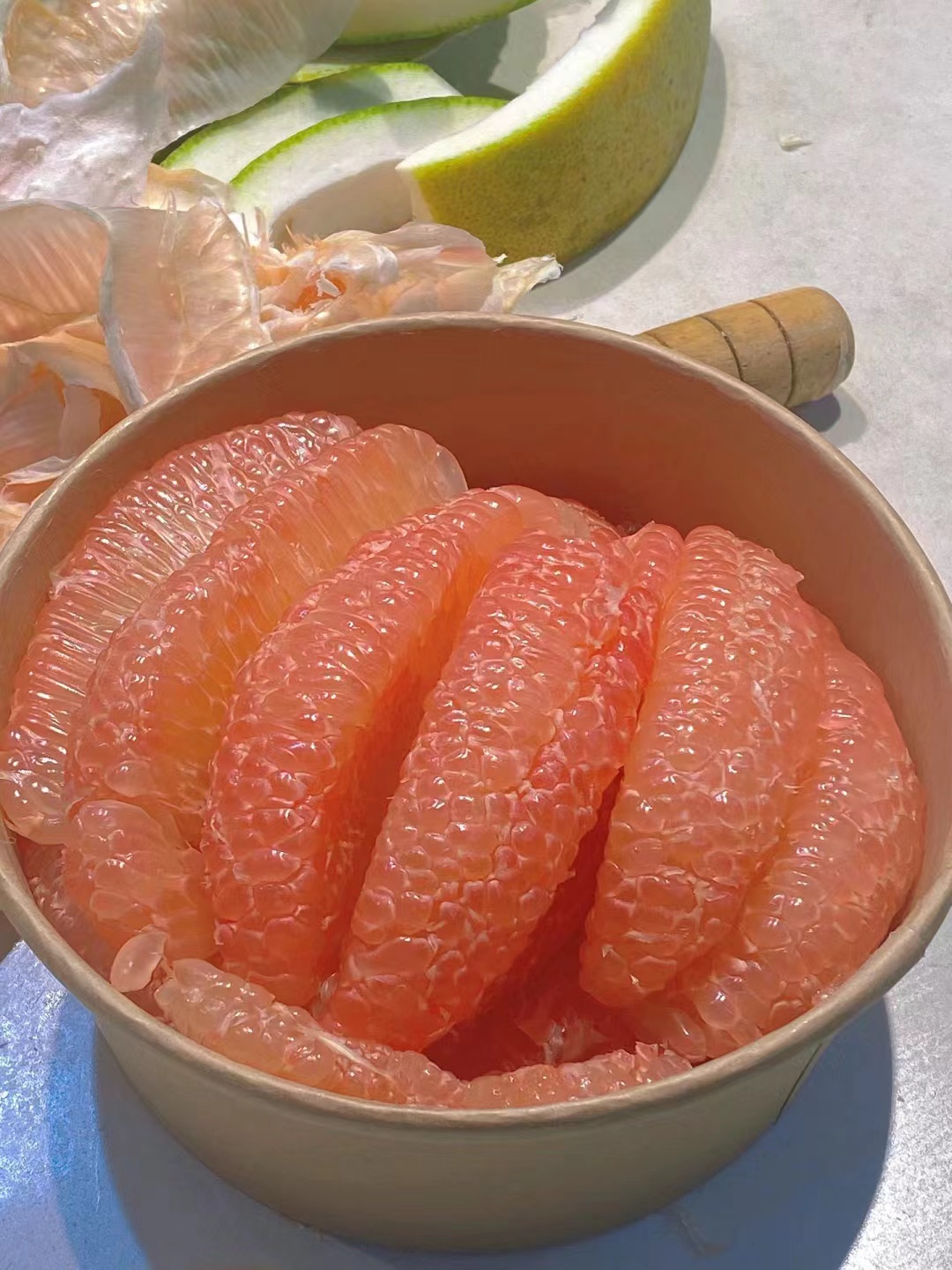泰国柚子肉满满的一盒500g