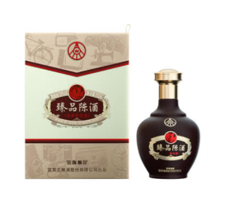 （欢欢小气）52°五粮液臻品陈酒 陈酿500ml