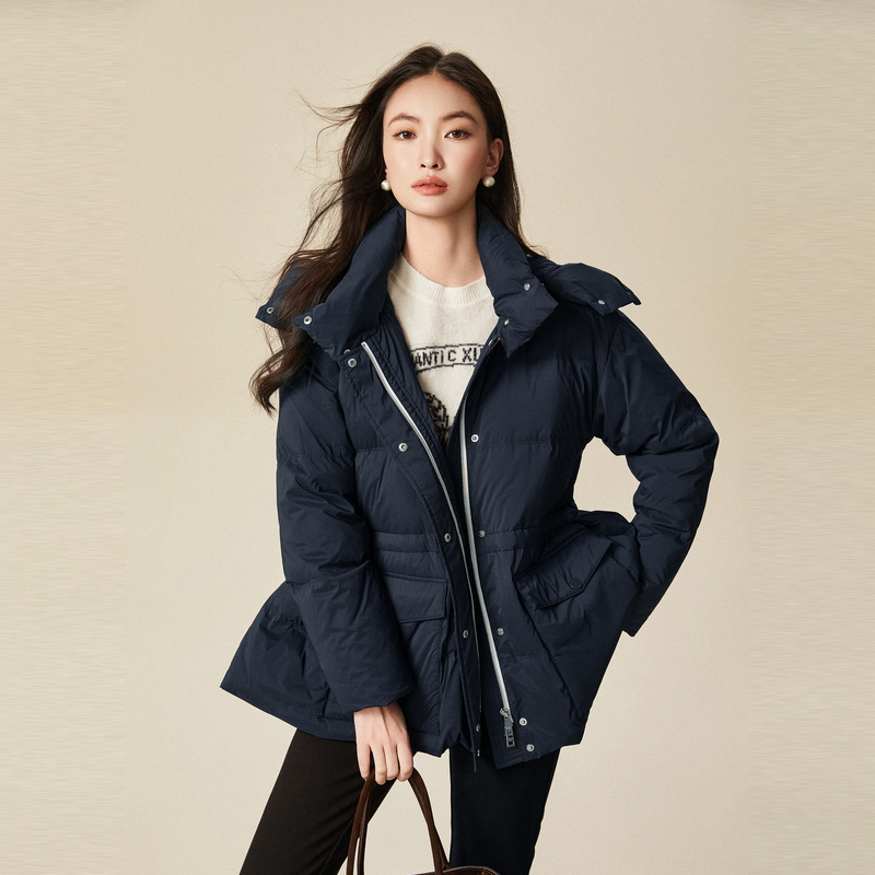 XG雪歌羽绒服XJ406068A228收腰外套