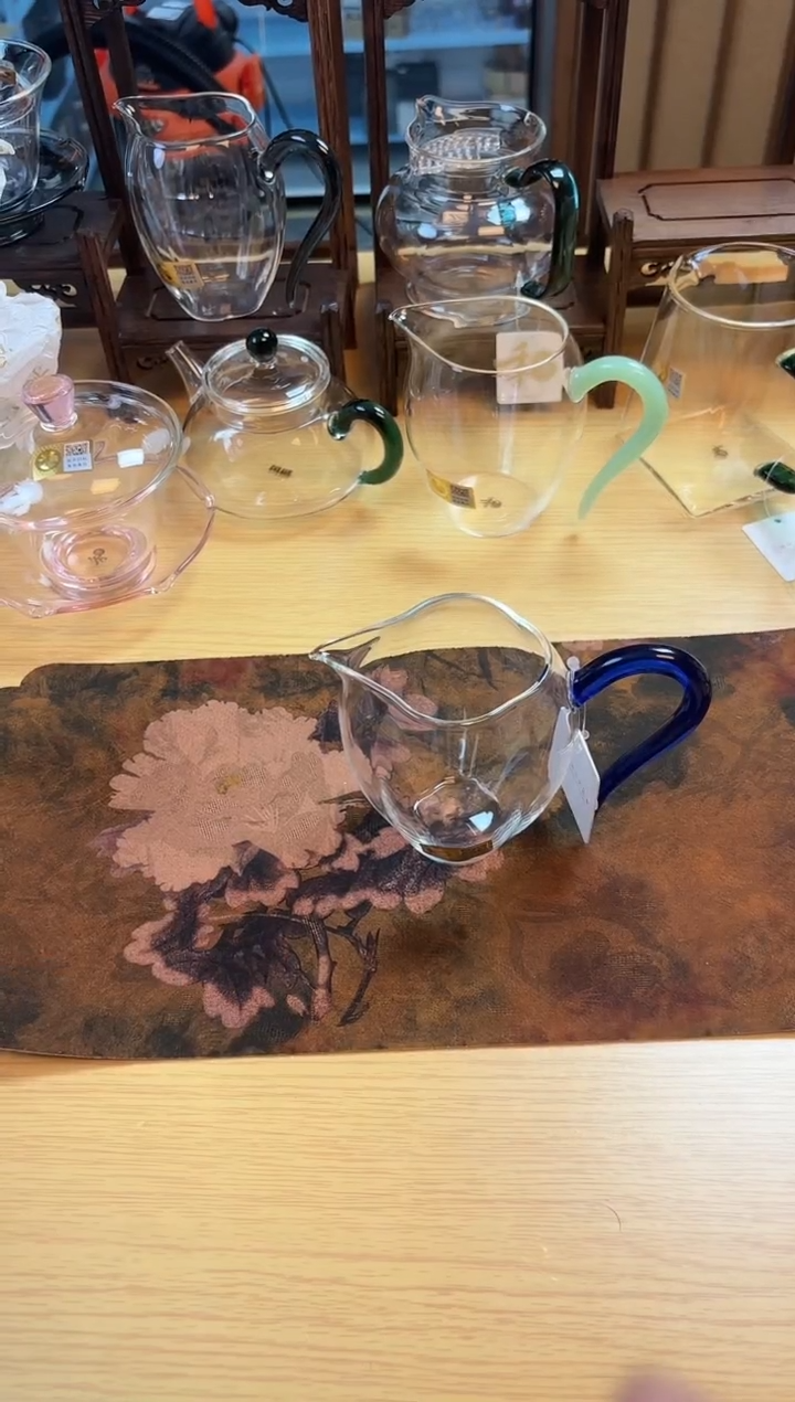 【闪购商品】禾器-瓜礼茶海-浅蓝色+香云纱茶席方形