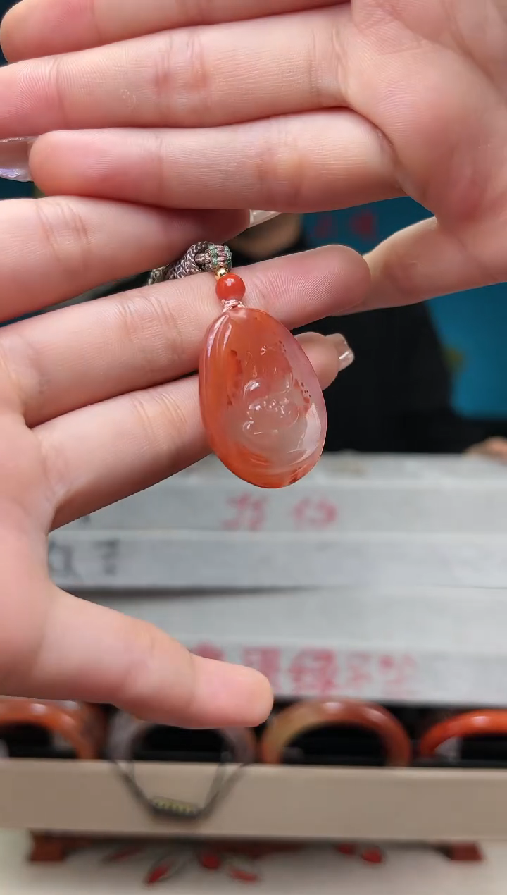 【闪购商品】玛瑙/玉髓颈饰未镶嵌吊坠