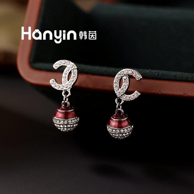 铜合金耳饰 时尚气质耳钉AAA