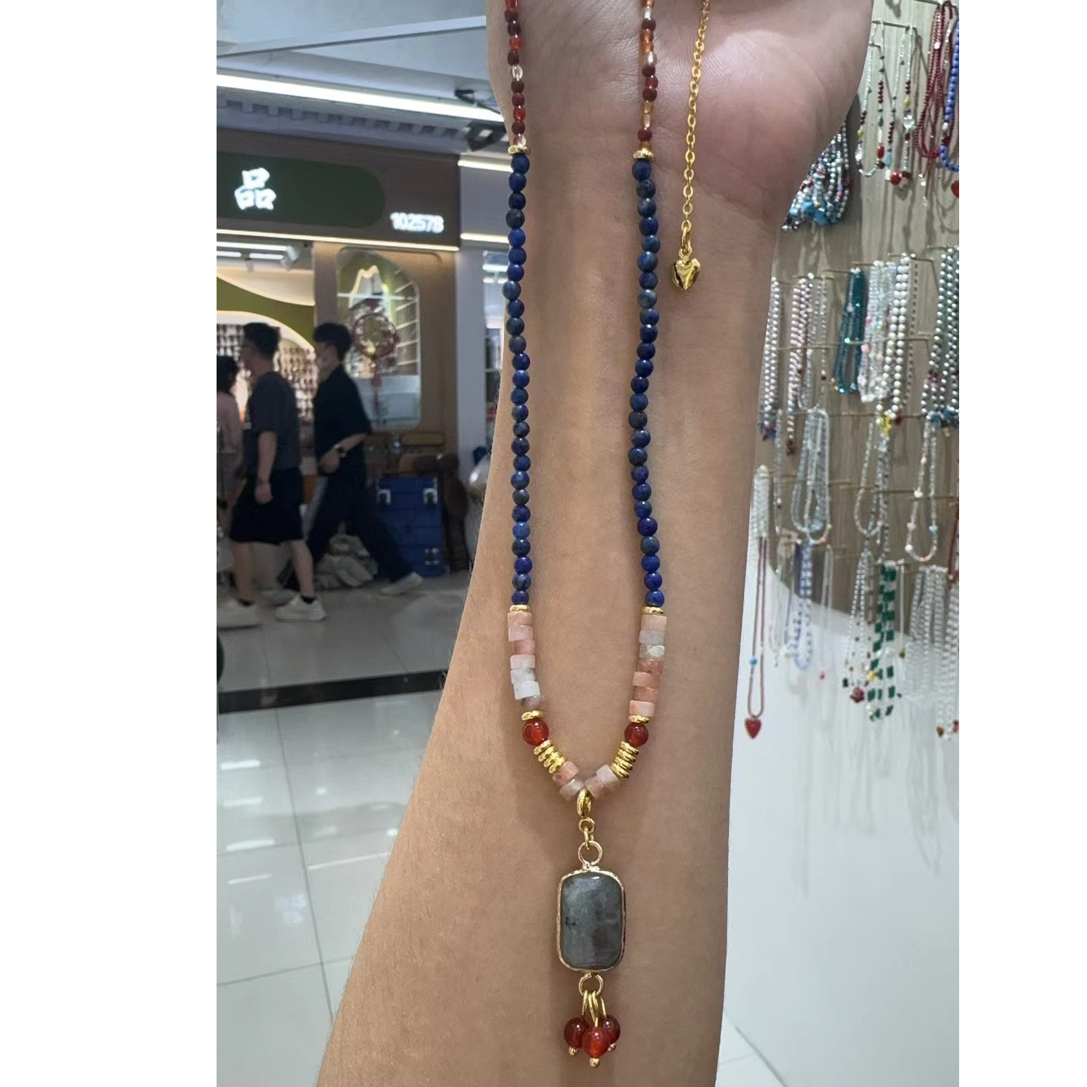 青金石原创手工项链