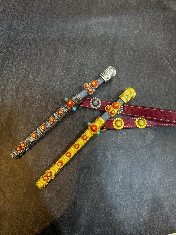 新款藏族藏式合金挂饰腰间配饰藏族男士腰件挂饰邮政