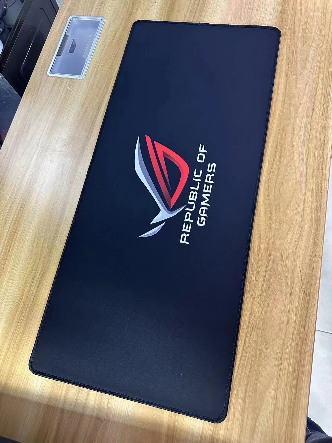 鼠标垫，桌面鼠标垫，电竞鼠标垫，办公，锁边鼠标垫大号 黑色图案