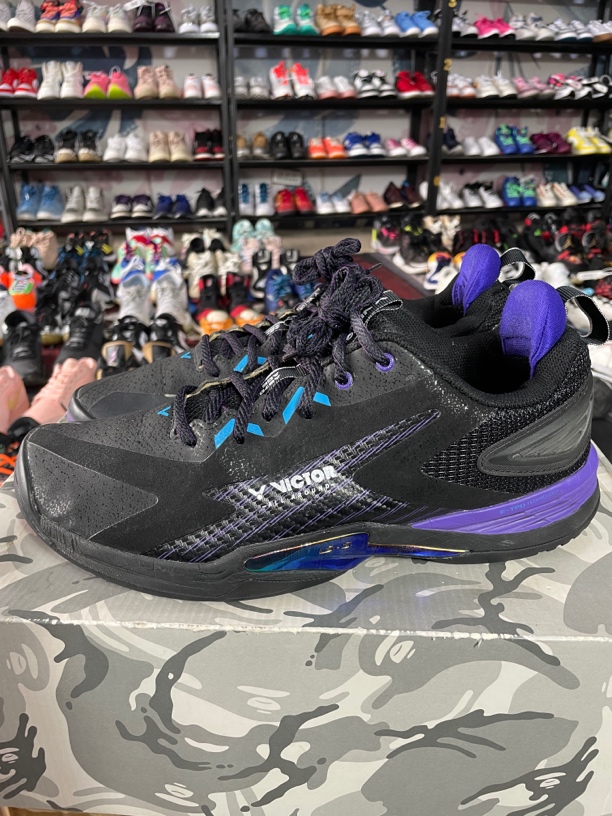 95新 maje 鞋口缝补 44码280/VICTOR 李梓嘉同款 羽毛球鞋