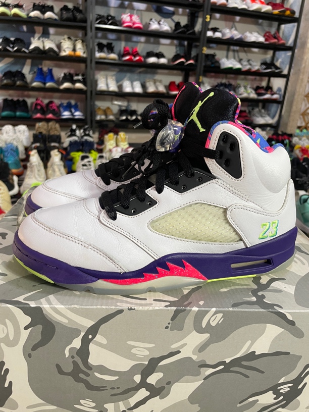 41码260/Air Jordan 5 休闲鞋 新鲜王子/公价1579 左内侧网面瑕疵