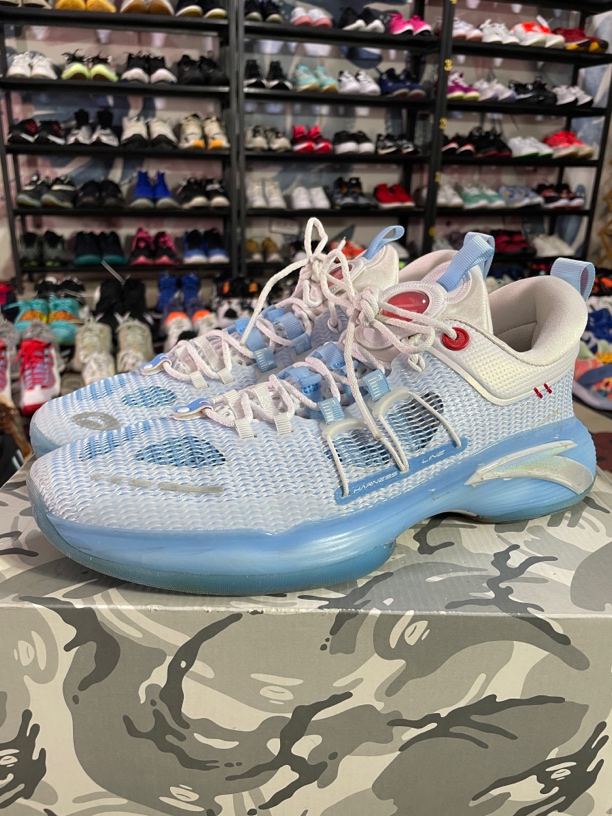 90新 ANTA/安踏 46码290/安踏 ZUP1 氮科技 减震防滑耐磨 篮球鞋