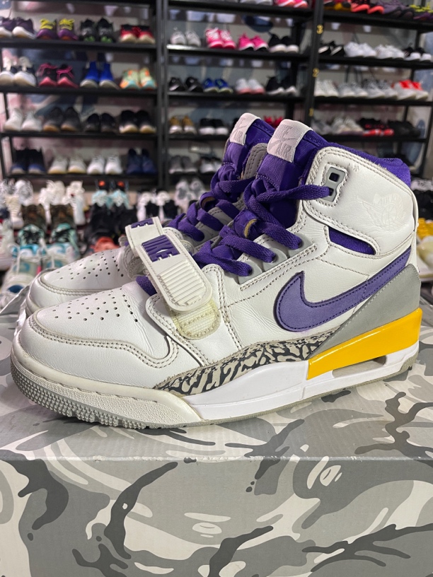 40码250/Air Jordan Legacy 312  气垫缓震 休闲鞋 湖人/公价809