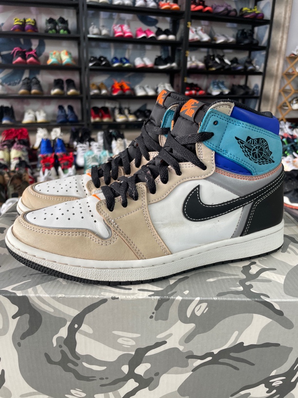 42.5码270/Air Jordan 1 休闲鞋 高帮/3M反光/可裁剪鞋帮/公价874