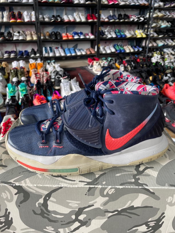 95新 NIKE/耐克 44码280/Nike Kyrie 6 欧文6 Zoom篮球鞋 扑克牌