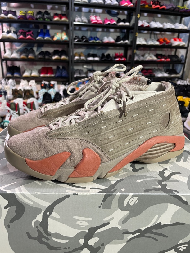 42.5码270/AirJordan14篮球鞋联名兵马俑/公价1019 鞋舌起毛看图