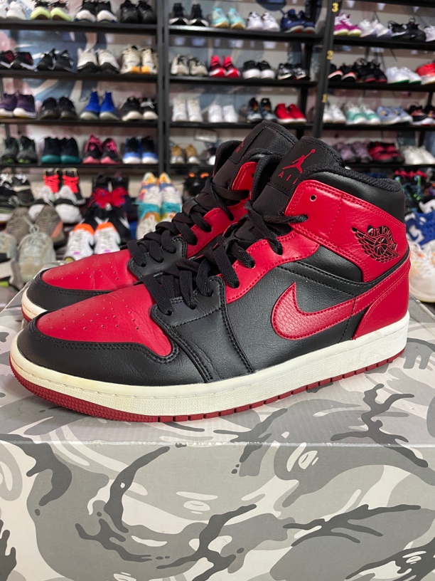 42.5码275/Air Jordan 1 耐磨 休闲鞋 红色黑脚趾/小禁穿/公价866