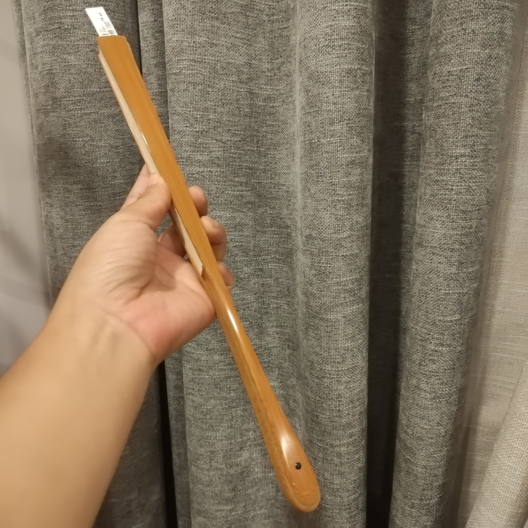 名师陈泽精工大茄头老玉竹文玩折扇