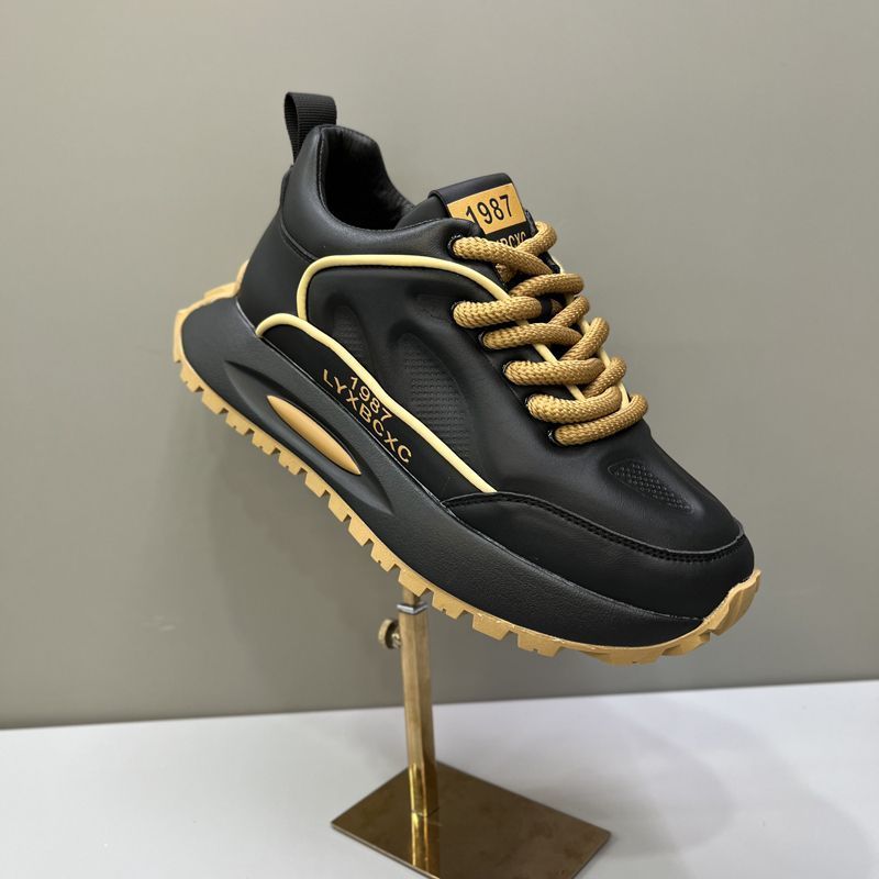 2024冬季新款增高时尚百搭休闲加绒青少年防滑运动休闲爆款老爹鞋