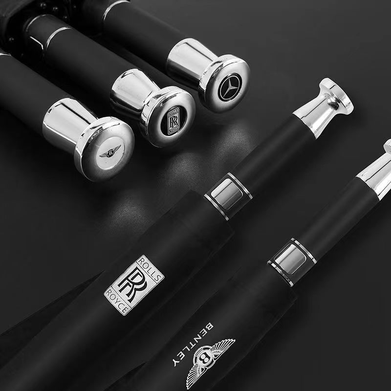 小扬哥】自动雨伞超大纤维现货汽车logo4S店专用劳斯莱斯豪车印刷