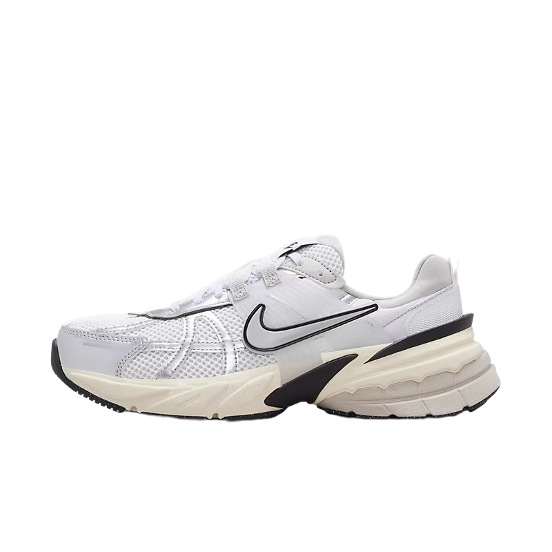 Nike耐克男女鞋V2KRUN 白银 复古厚底老爹鞋机能跑步鞋FD0736-100