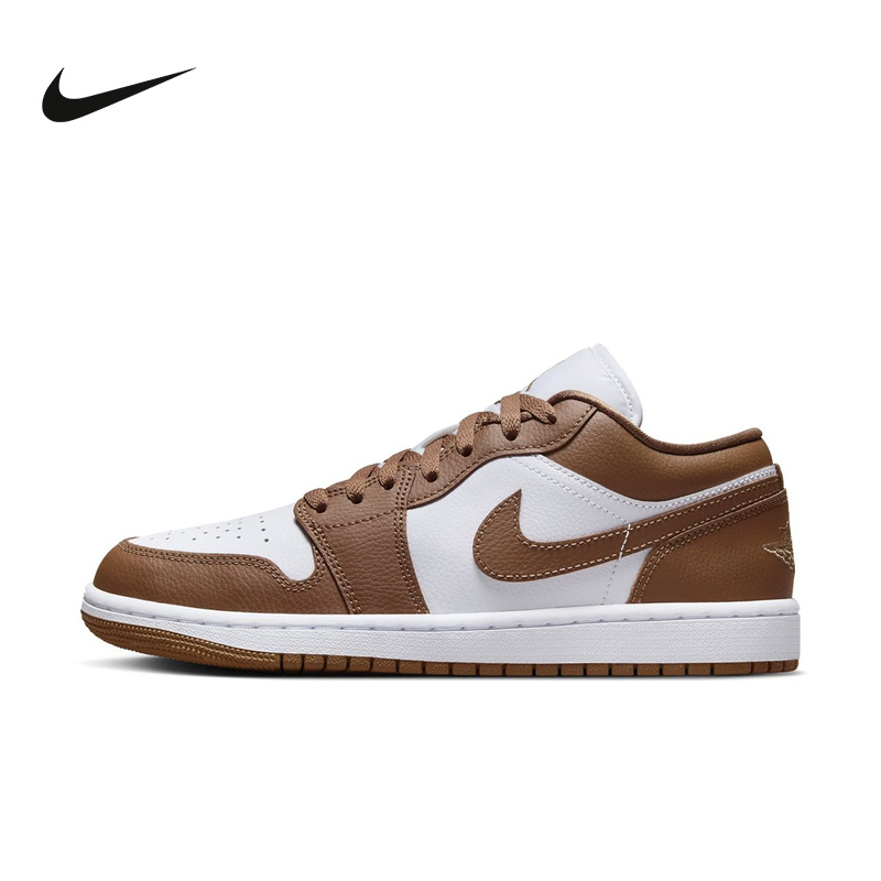Nike耐克Air Jordan 1 low AJ1白棕复古休闲运动板鞋DC0774-202
