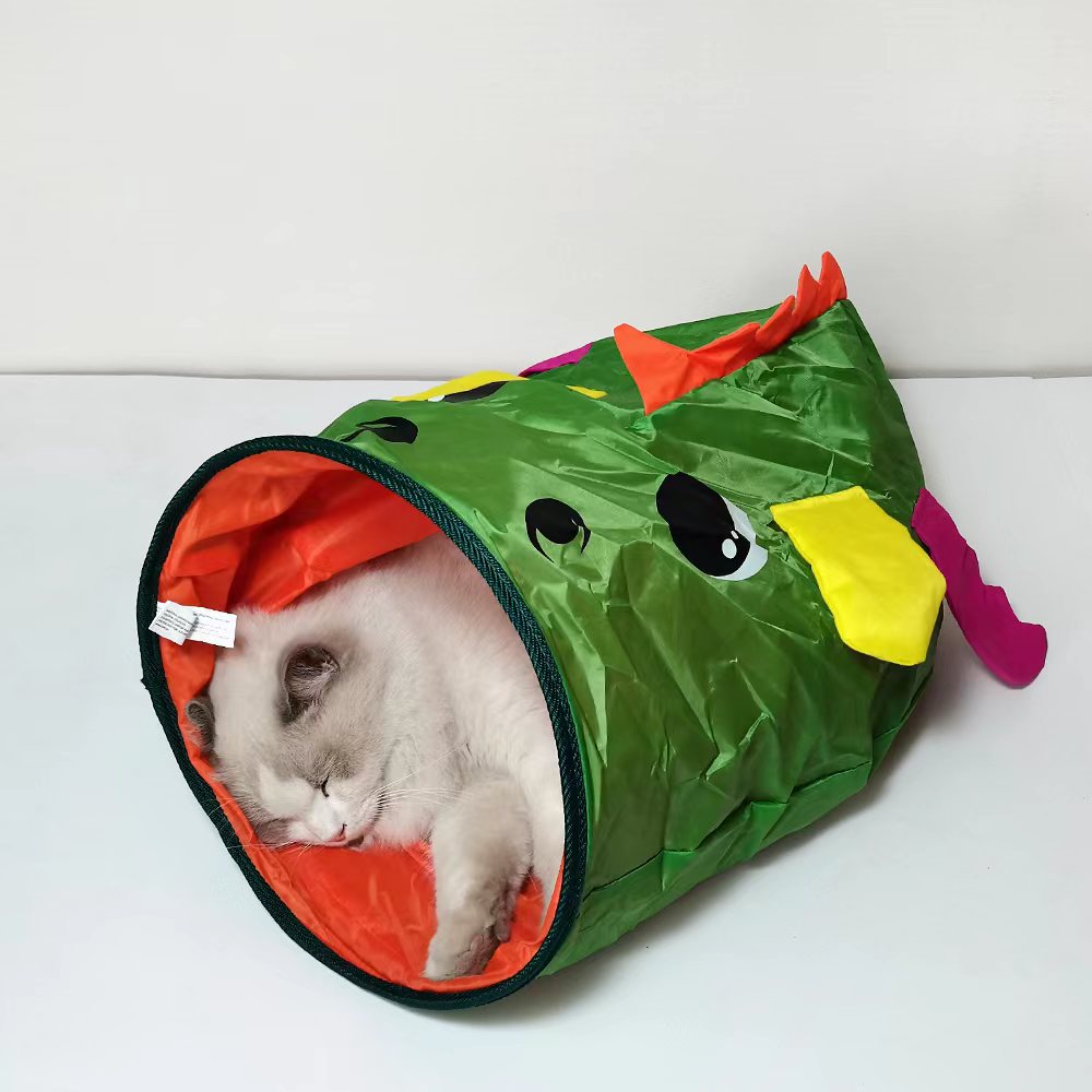 猫咪超爱响纸隧道自嗨玩具猫窝