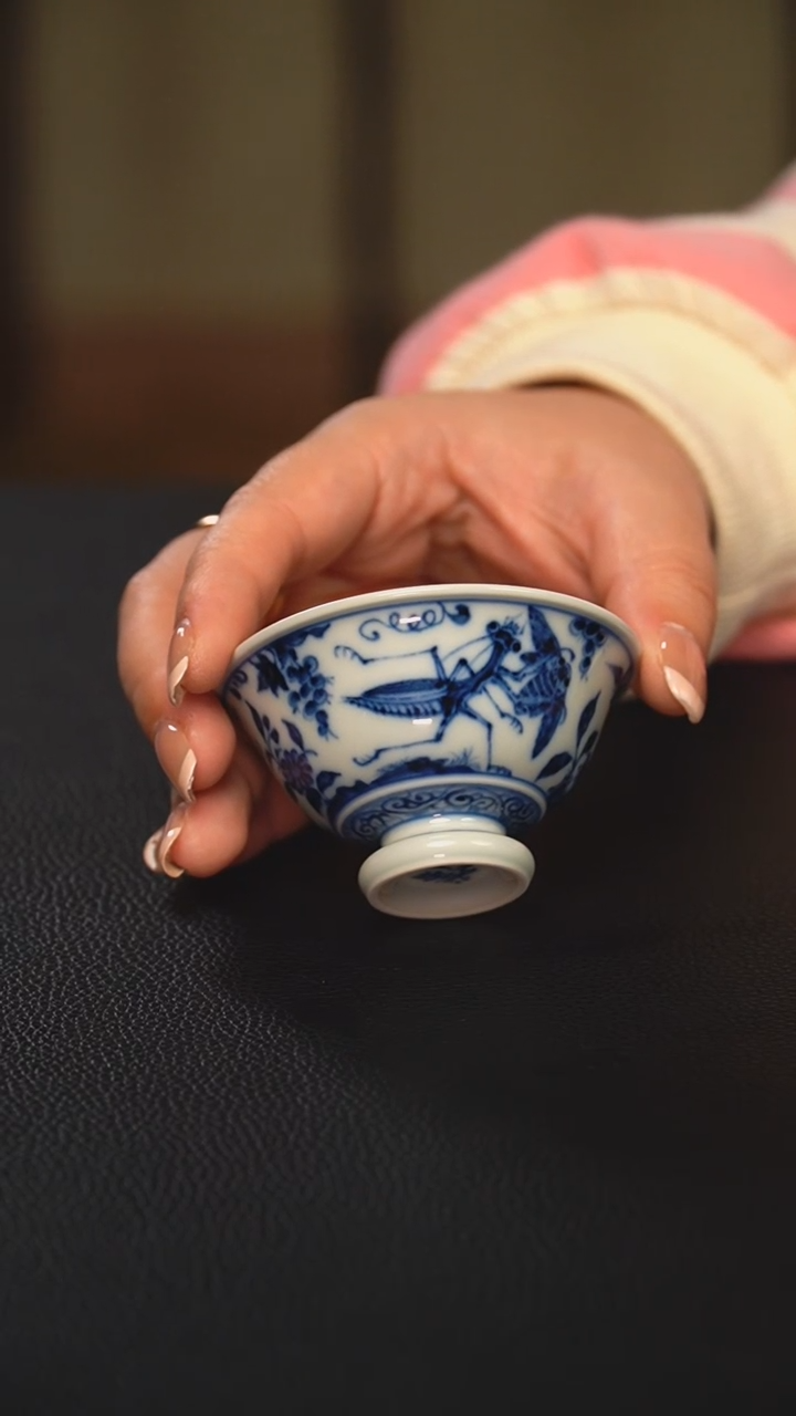 【闪购商品】瓷杯元黛工坊 虫草一口杯