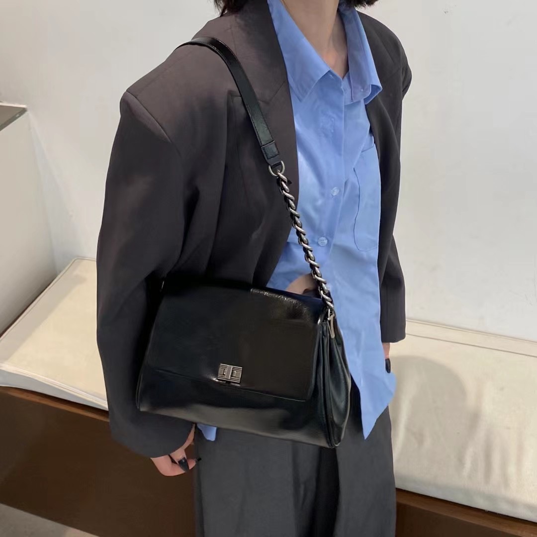 韩系小众链条腋下包