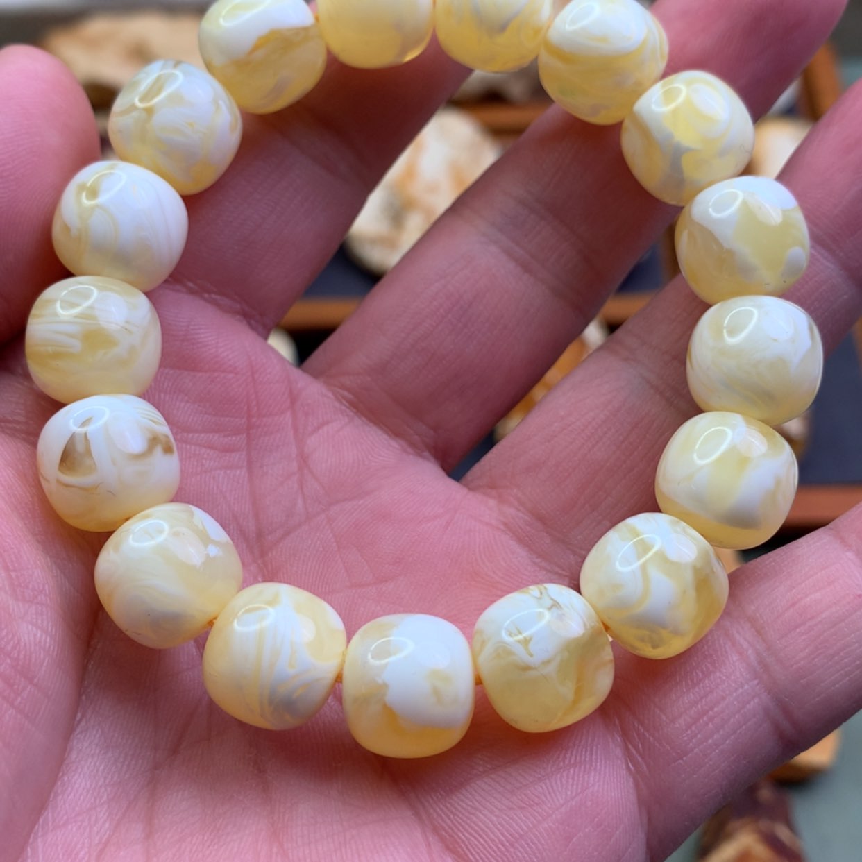 【闪购商品】定制琥珀未镶嵌阿*