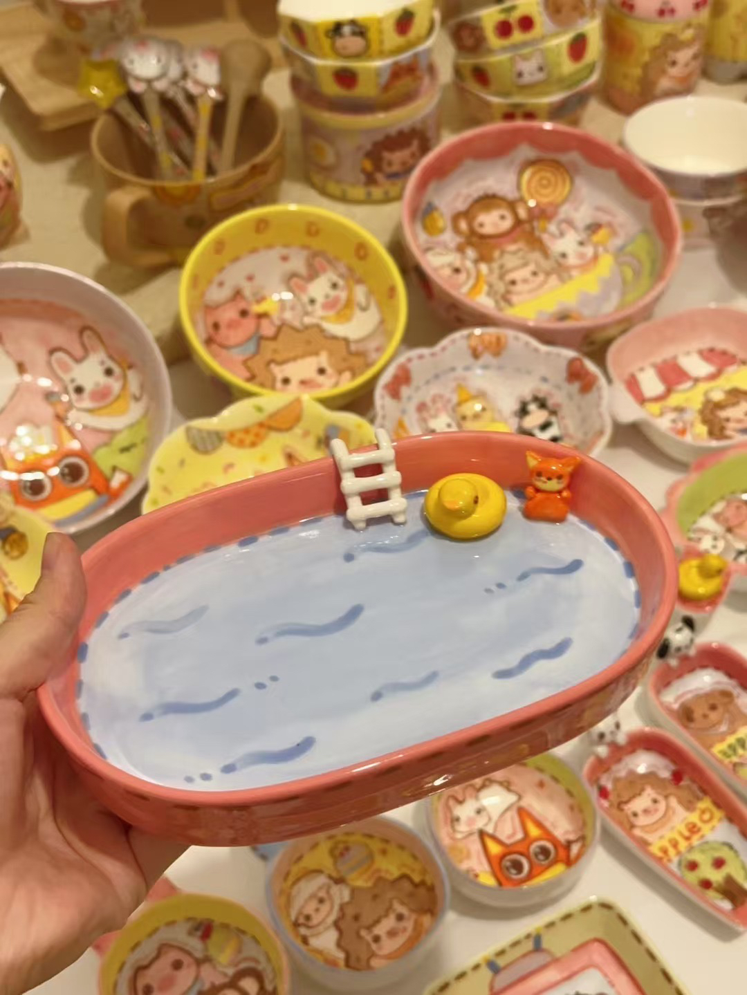 可可爱爱的慌慌家陶瓷