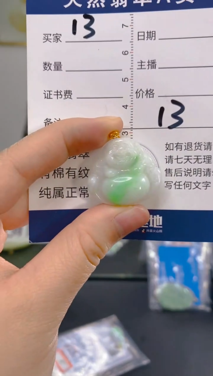 【闪购商品】翡翠颈饰18K金镶嵌