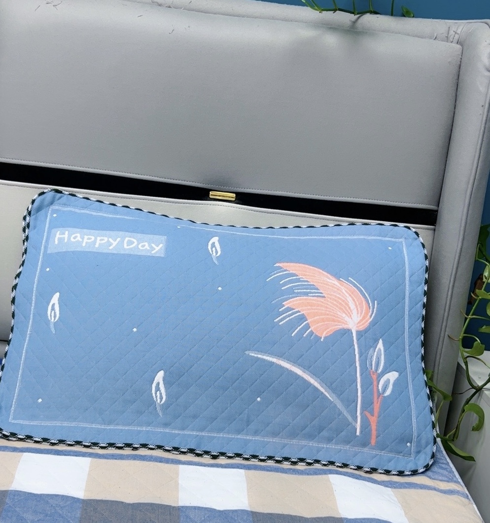 一对装中号纱布棉枕套60*40