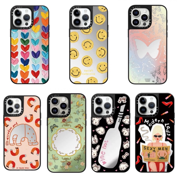 【高版本c家】磨砂镜面高级感适用手机壳iPhone15/11系列硬背软边