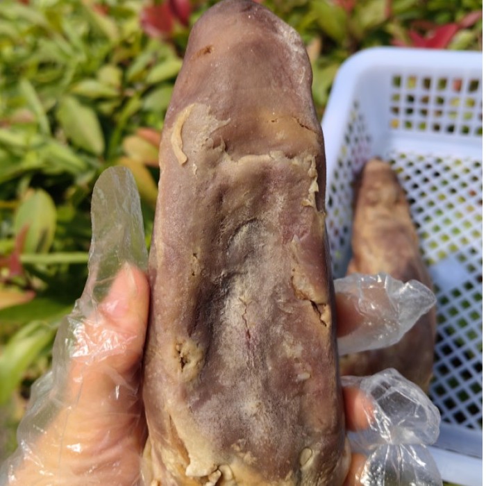 直播散装称重咸猪舌腊舌头腊口条