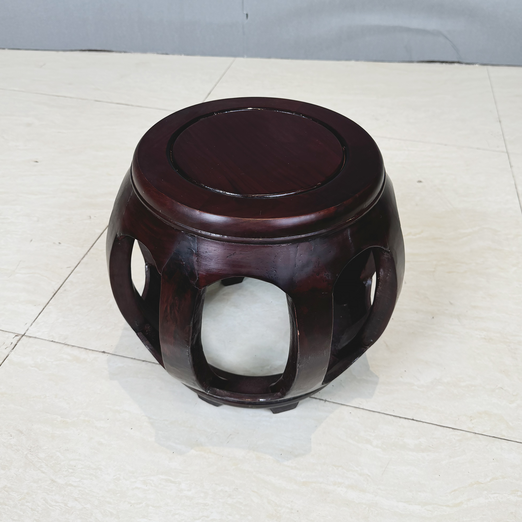 南美酸枝中式家用备用凳鼓凳