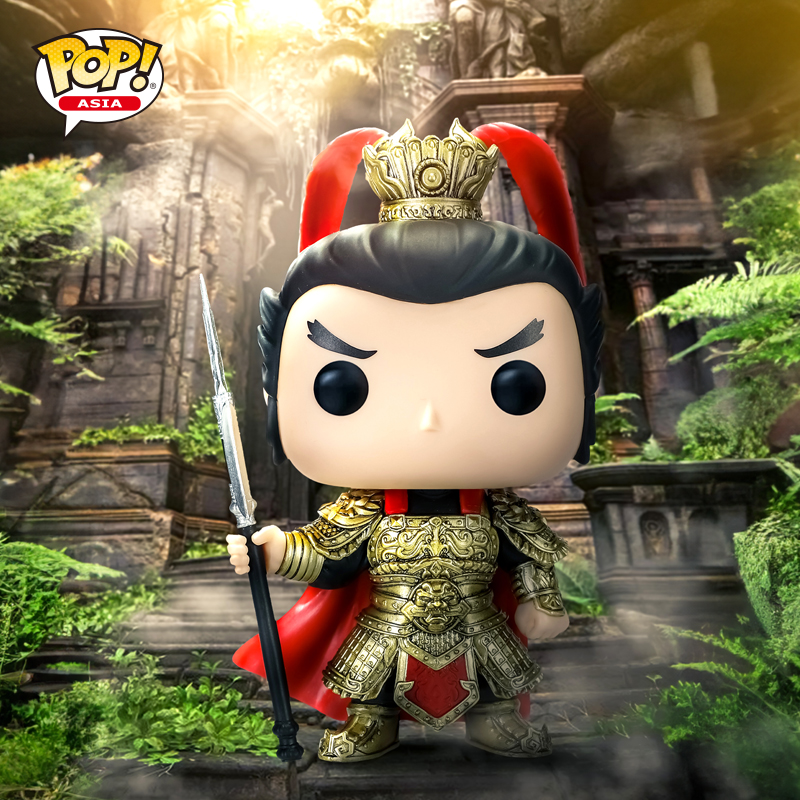 三国吕布3.75英寸POP Asia手办摆件公仔五虎上将潮玩三国演义周边
